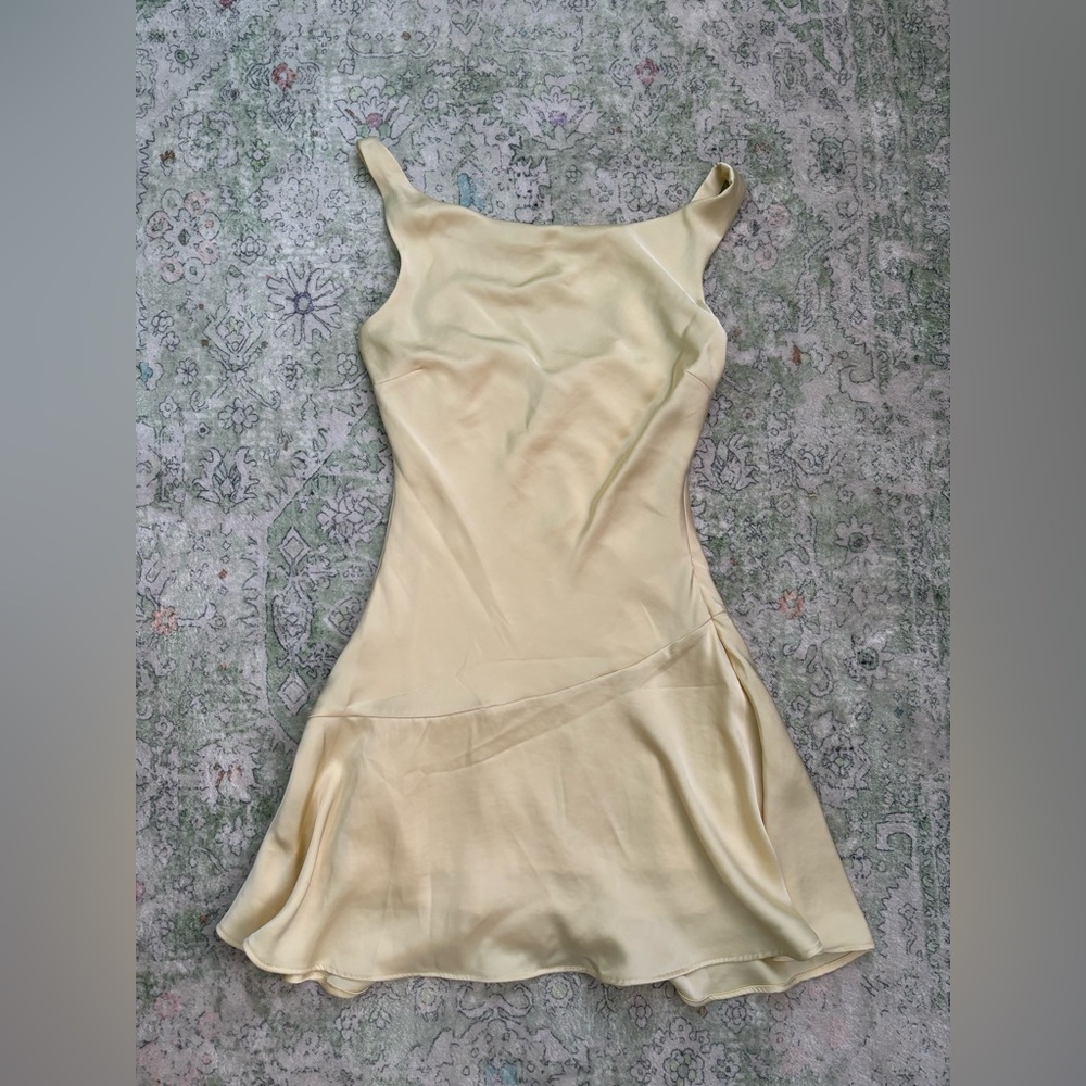Wild Fable Light Yellow Dress